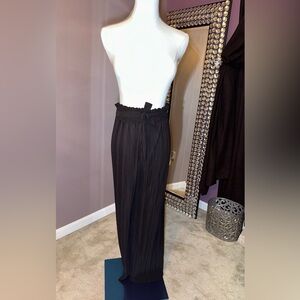 Elegant Black Pleated Pants